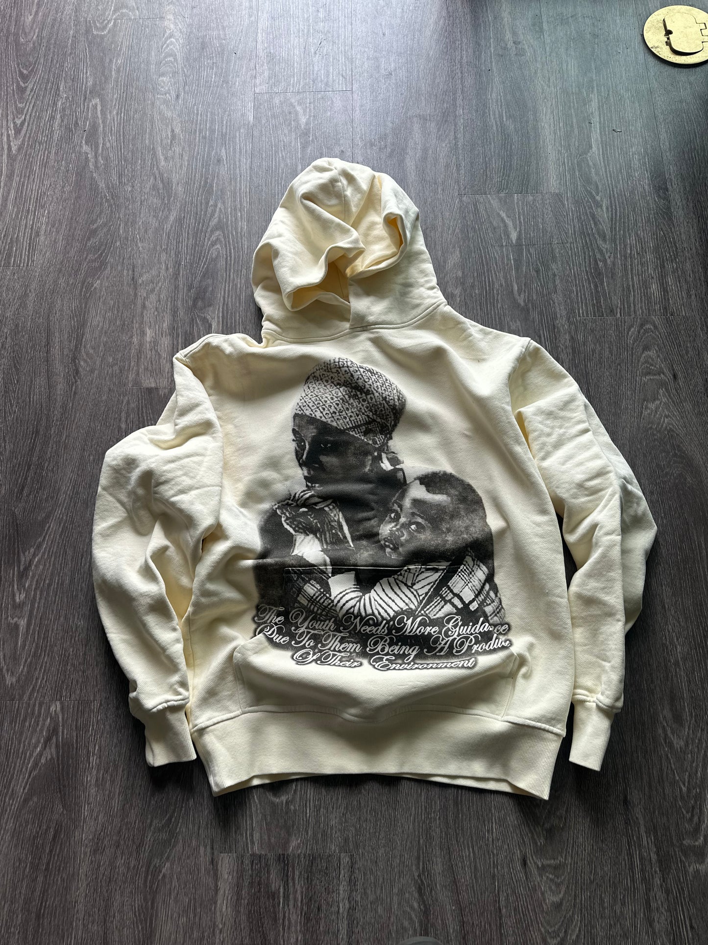 CREAM MOTHER OF THE YOUTH HOODIE